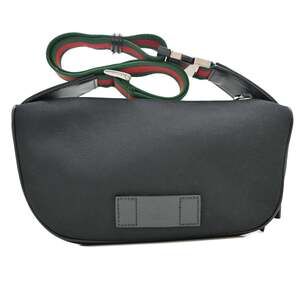 GUCCI Black Canvas Fanny Pack